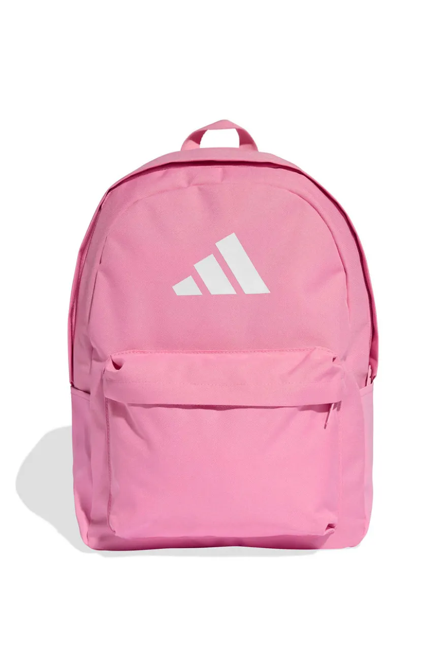 Zaino rosa con tasca frontale Adidas CLSC BARS BP