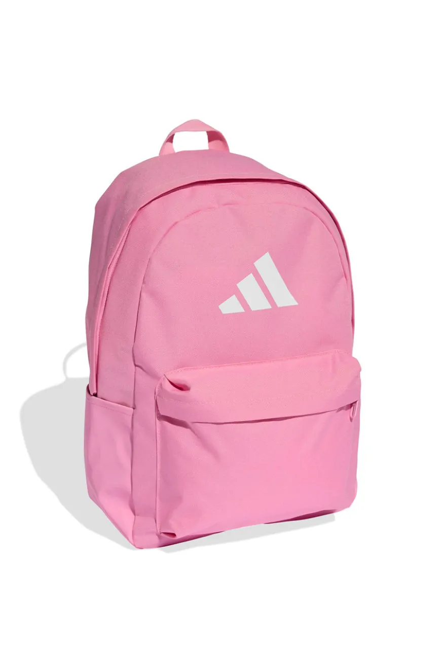 Zaino rosa con tasca frontale Adidas CLSC BARS BP