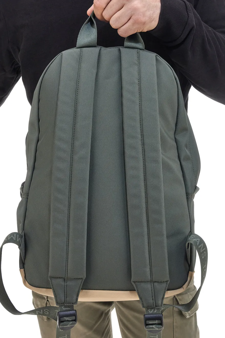 Zaino Verde con Tasca Frontale e Rete Interna TOMMY DAILY DOME