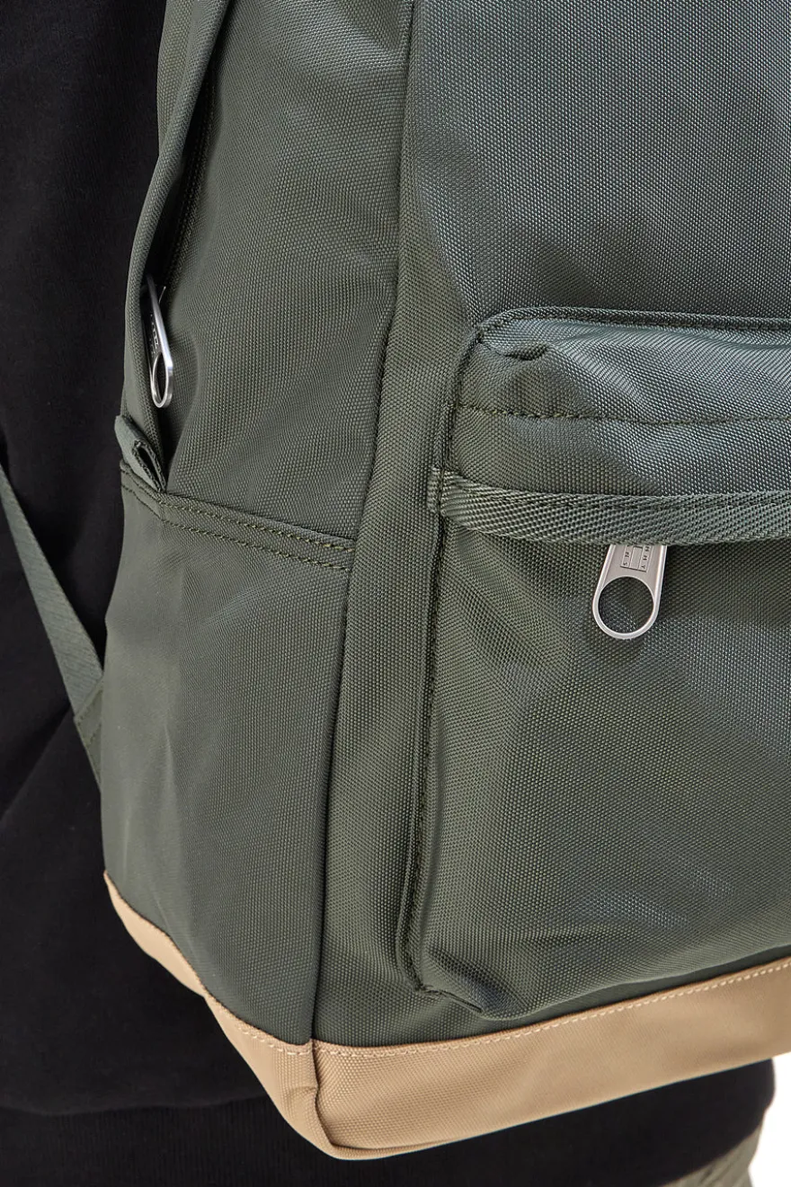 Zaino Verde con Tasca Frontale e Rete Interna TOMMY DAILY DOME