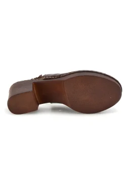 Zoccoli chiusi Marrone Con Tacco Pittarello 1143622