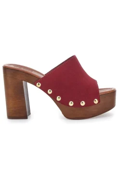 Zoccoli Mules Vinaccia con borchie PITTARELLO LOVE 35011/SC