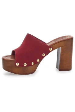 Zoccoli Mules Vinaccia con borchie PITTARELLO LOVE 35011/SC