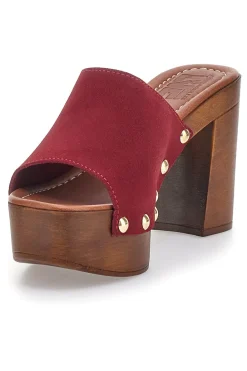 Zoccoli Mules Vinaccia con borchie PITTARELLO LOVE 35011/SC