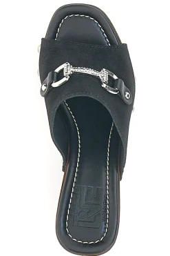 Zoccoli Neri con Morsetto Vera Pelle Pittarello Love 35011P