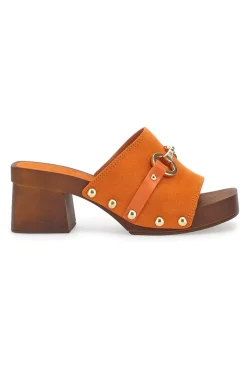 Zoccoli Riflessi Moda 15299 Arancione