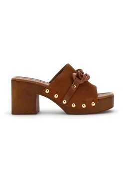 Zoccoli Riflessi Moda 15128 Marroni