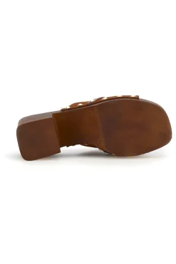 Zoccoli Riflessi Moda 15128 Marroni