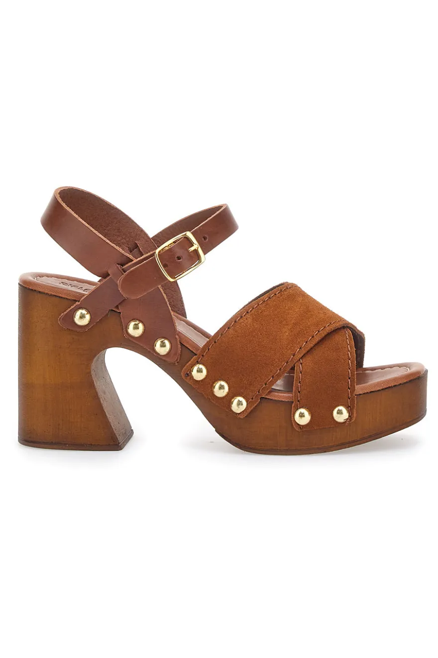 Zoccoli Riflessi Moda 5403 Marroni