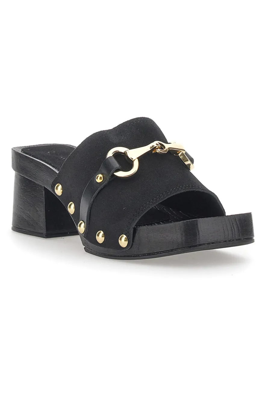 Zoccoli Riflessi Moda 15299 Neri