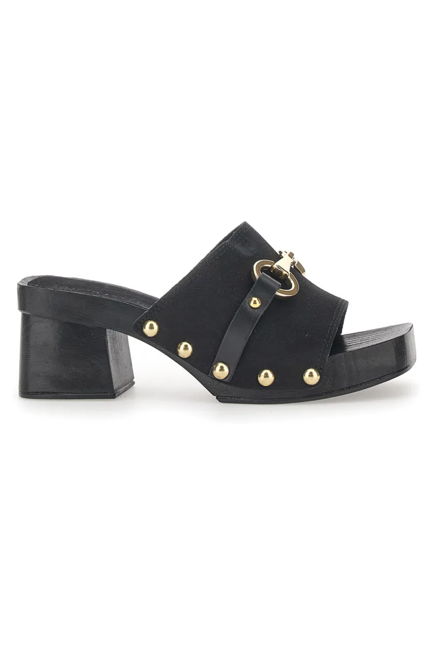 Zoccoli Riflessi Moda 15299 Neri