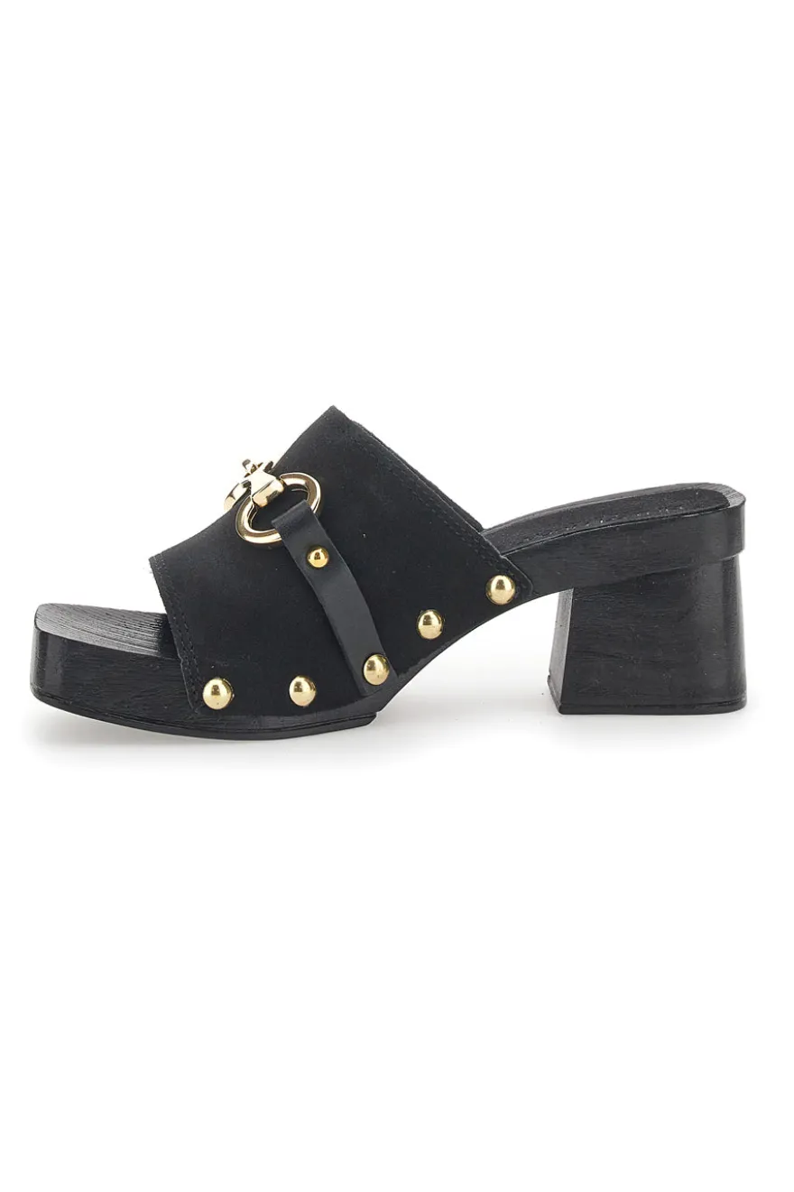 Zoccoli Riflessi Moda 15299 Neri
