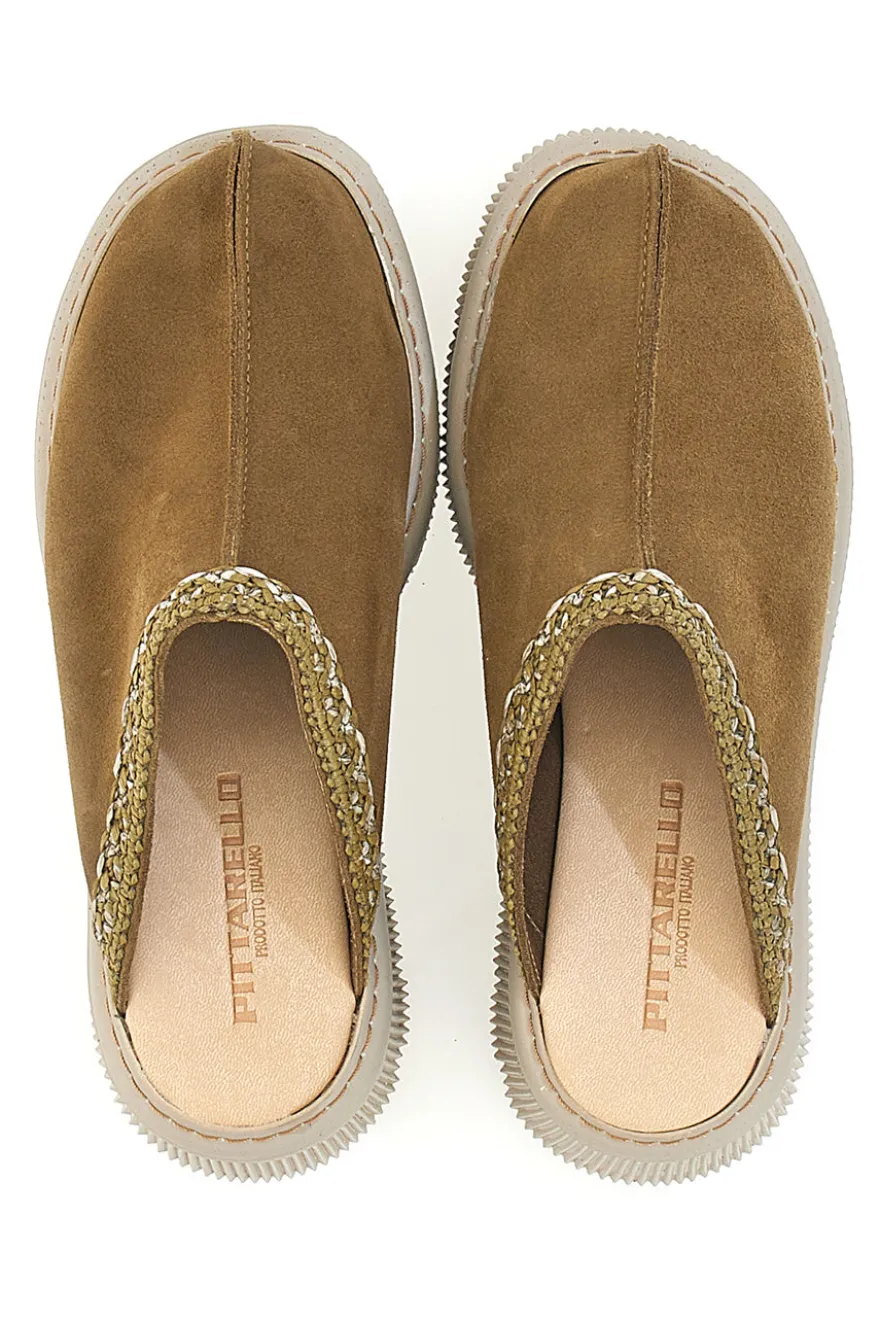 Zoccoli Sabot Invernali Marrone con Platform PITTARELLO 5796