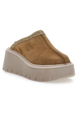 Zoccoli Sabot Invernali Marrone con Platform PITTARELLO 5796