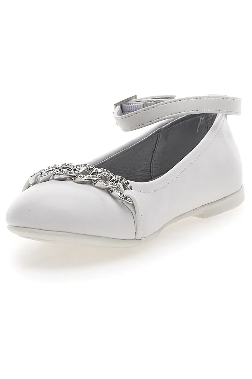 Ballerine Bianche da Cerimonia Grazie Girl 120714