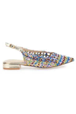 Ballerine Multicolor Con Trama Intrecciata First Lady P589