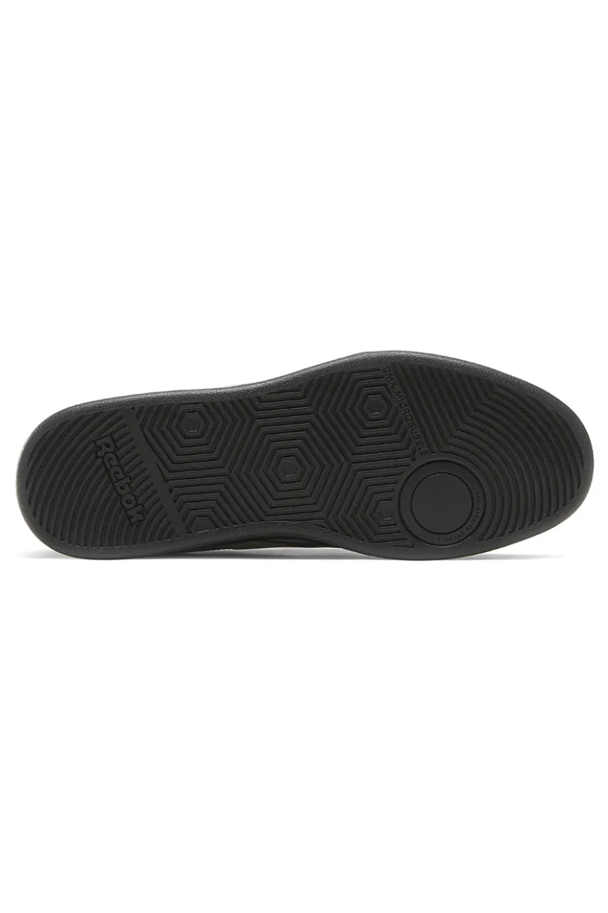 Beigefarbene Sneaker mit Reebok Court Advance-Obermaterial aus Leder