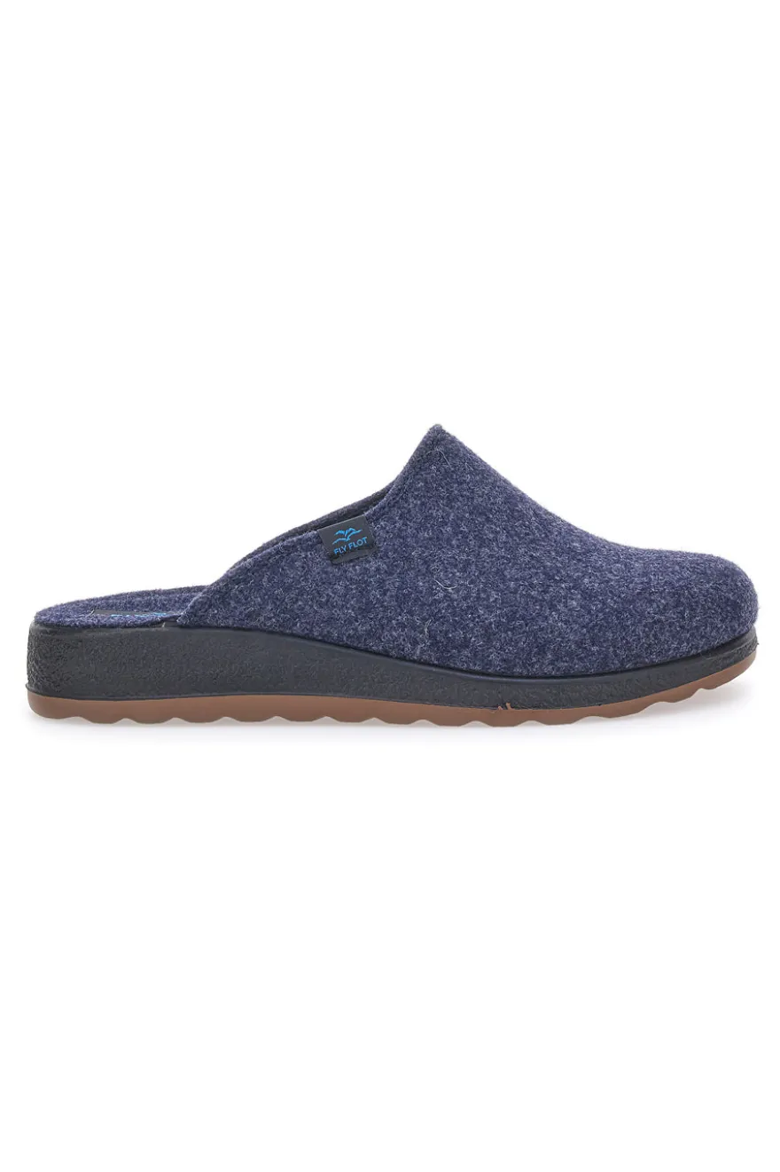 Blaue Fly Flot Hausschuhe 52720