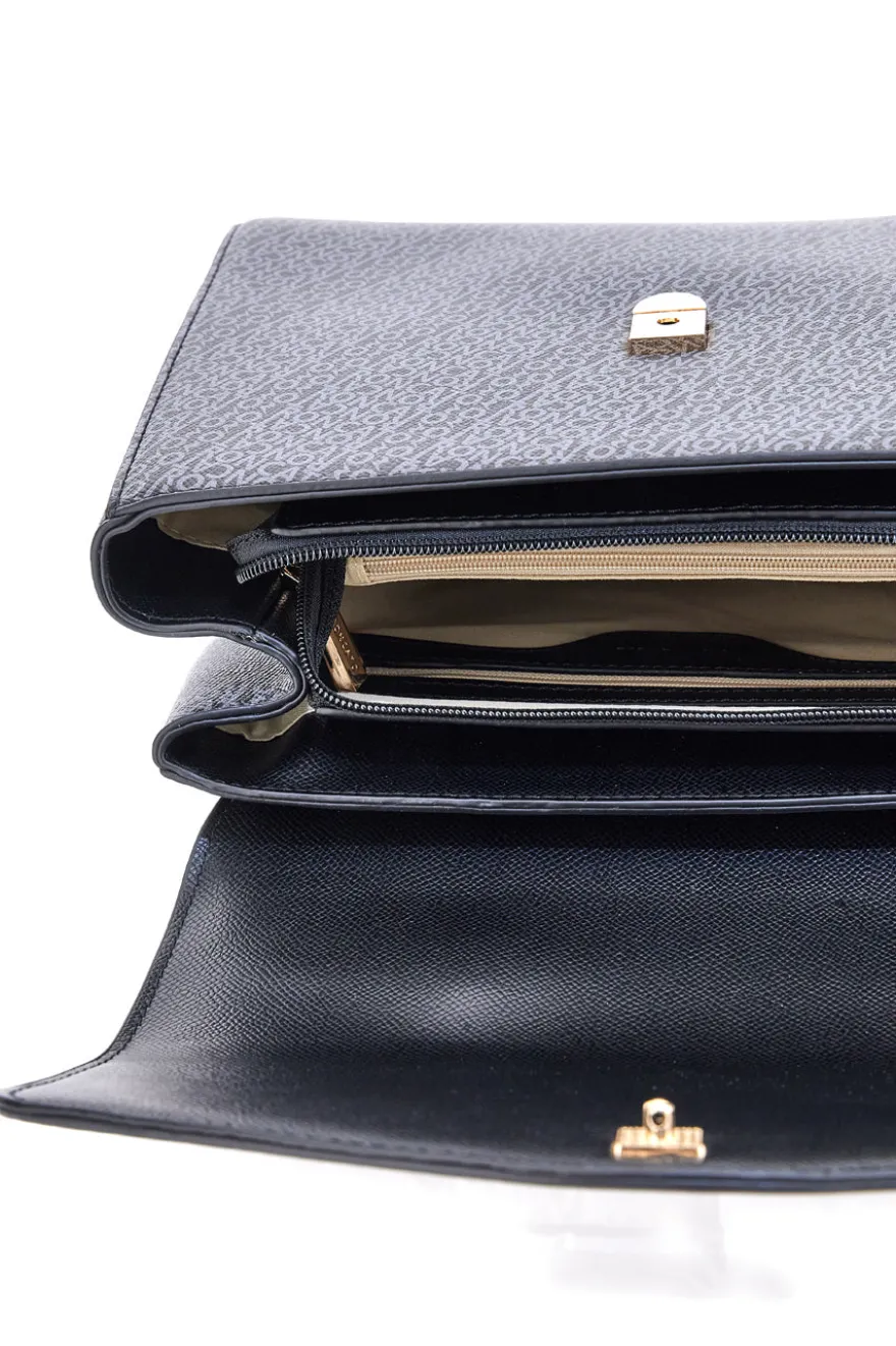 Borsa a Mano Nera Con Tracolla Aggiuntiva Roncato R5237,575