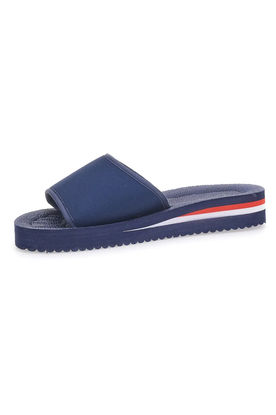 Ciabatte blu navy fascia logo SUPERGA S24E701