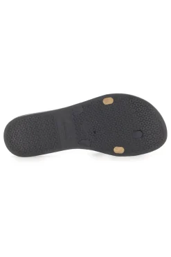 Infradito nere e oro con doppia fascia Ipanema IP81805