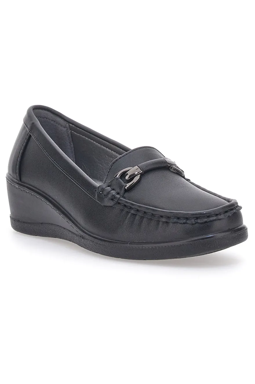 Mocassino classico Nero Prima Riga 1003