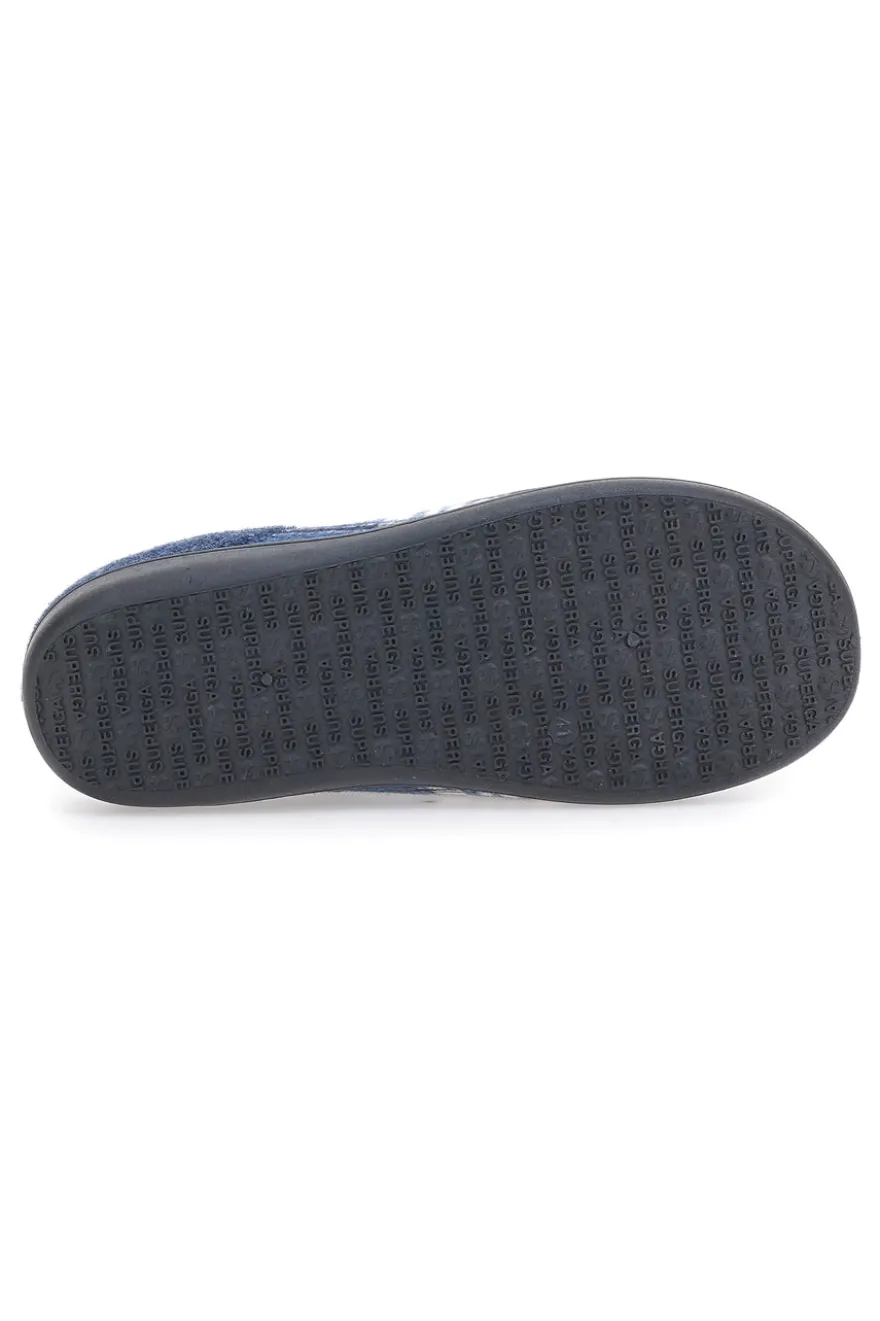 Pantofole Blu con Fantasia Scozzese SUPERGA 95394