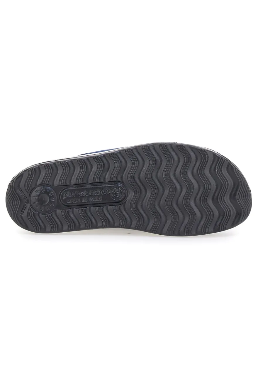 Pantofole blu con tomaia stretch FLY FLOT 5123