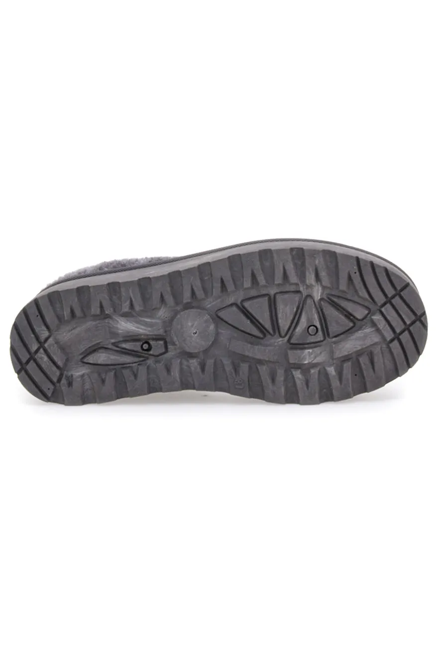 Pantofole Stivaletti con Pelo Grigie Con Platform Pittarello Love 1913