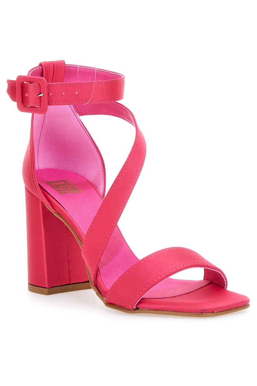 Pittarello Elite 2332 Fuchsia-Sandalen mit Absatz