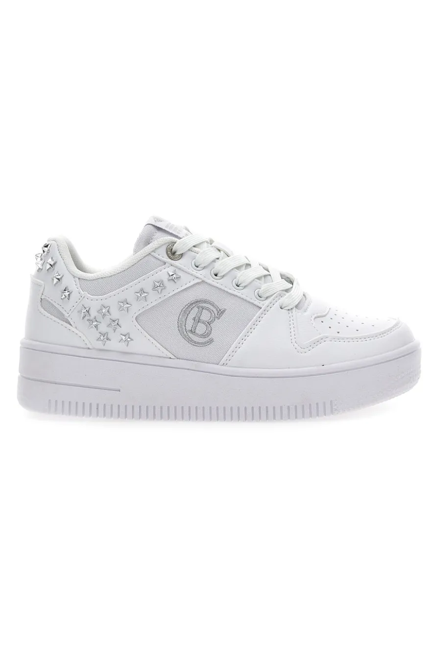 Pltform Cotton Belt Axel White Sneakers