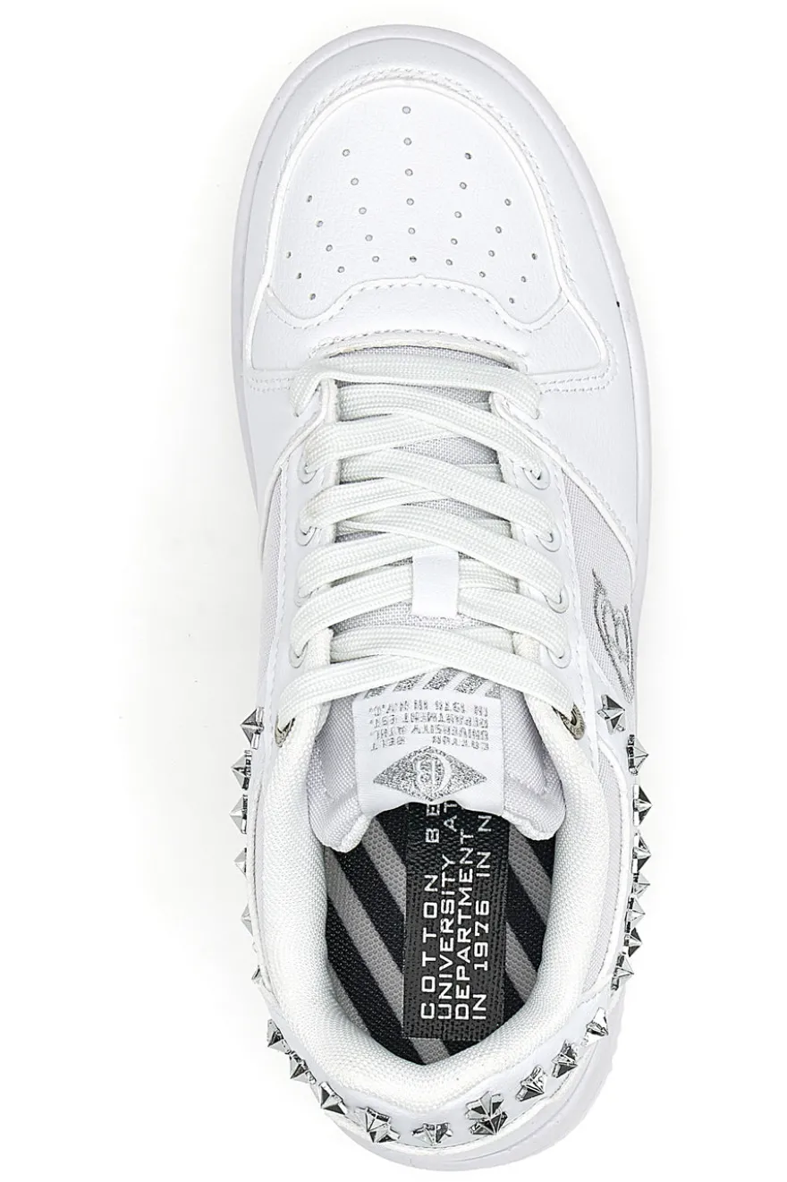 Pltform Cotton Belt Axel White Sneakers