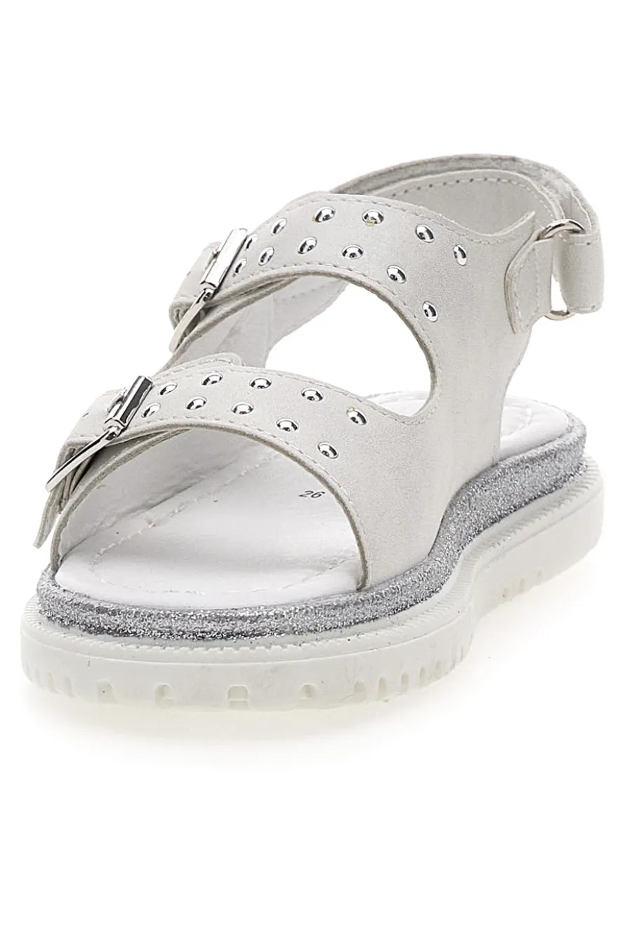 Sandali bianchi con borchie GRAZIE GIRL 229376