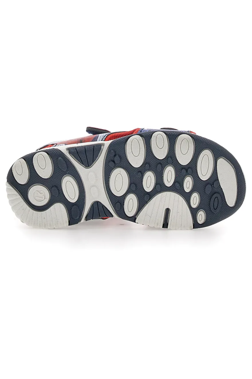 Sandali Blue e Rossi Con Strappi In Velcro Spiderman 15301