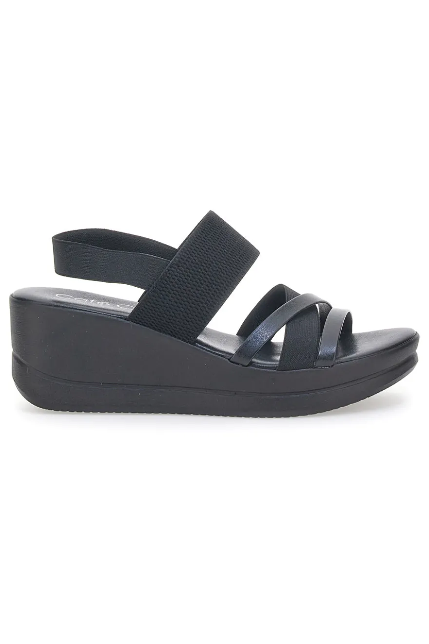 Sandali con Platform Cafè Cost 9936 Neri