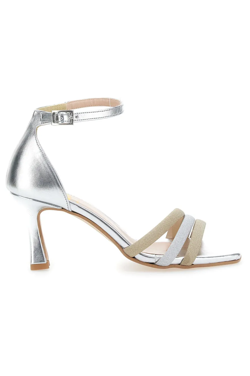 Sandali con tacco Pittarello Elite 756 Argento