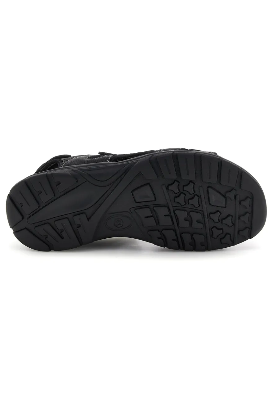 Sandali grigi con strappi in velcro Jerpoint CN15
