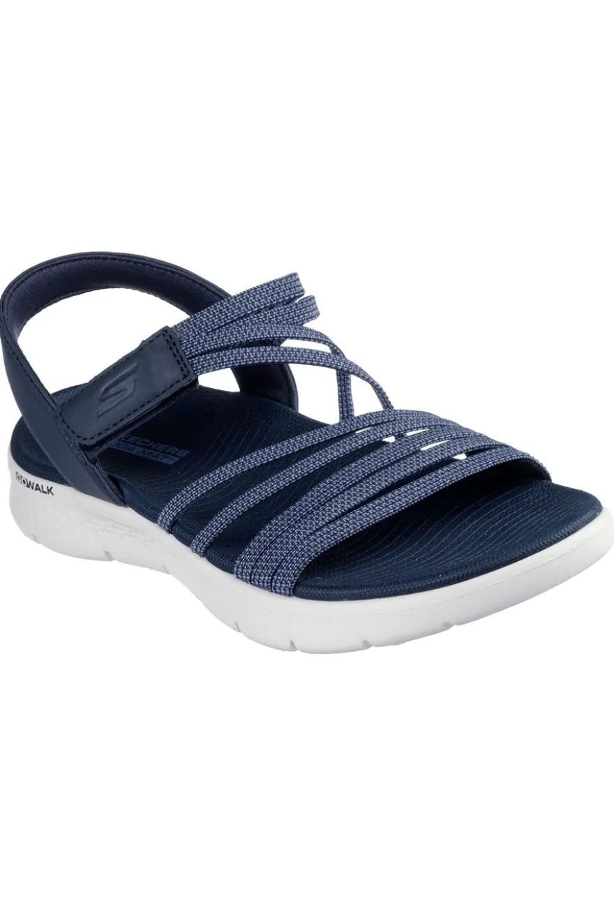 Sandali Navy con cinturini elastici Skechers GO WALK FLEX SANDAL EMMA