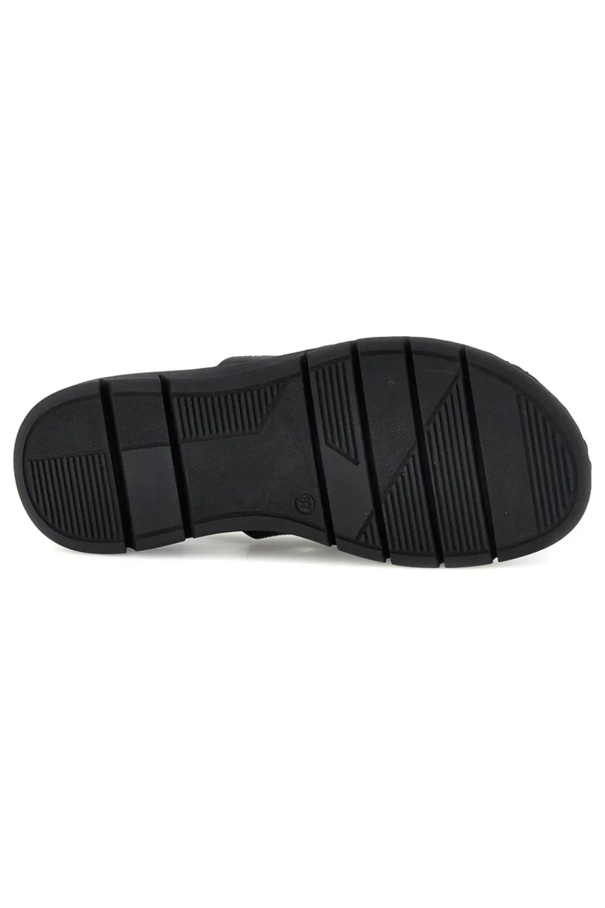 Sandali neri con fascia ampia Pittarello focus 3324302