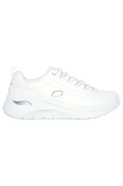 Scarpe bianche in pelle con supporto plantare Arch Fit Skechers ARCH FIT 2.0 STAR BOUND