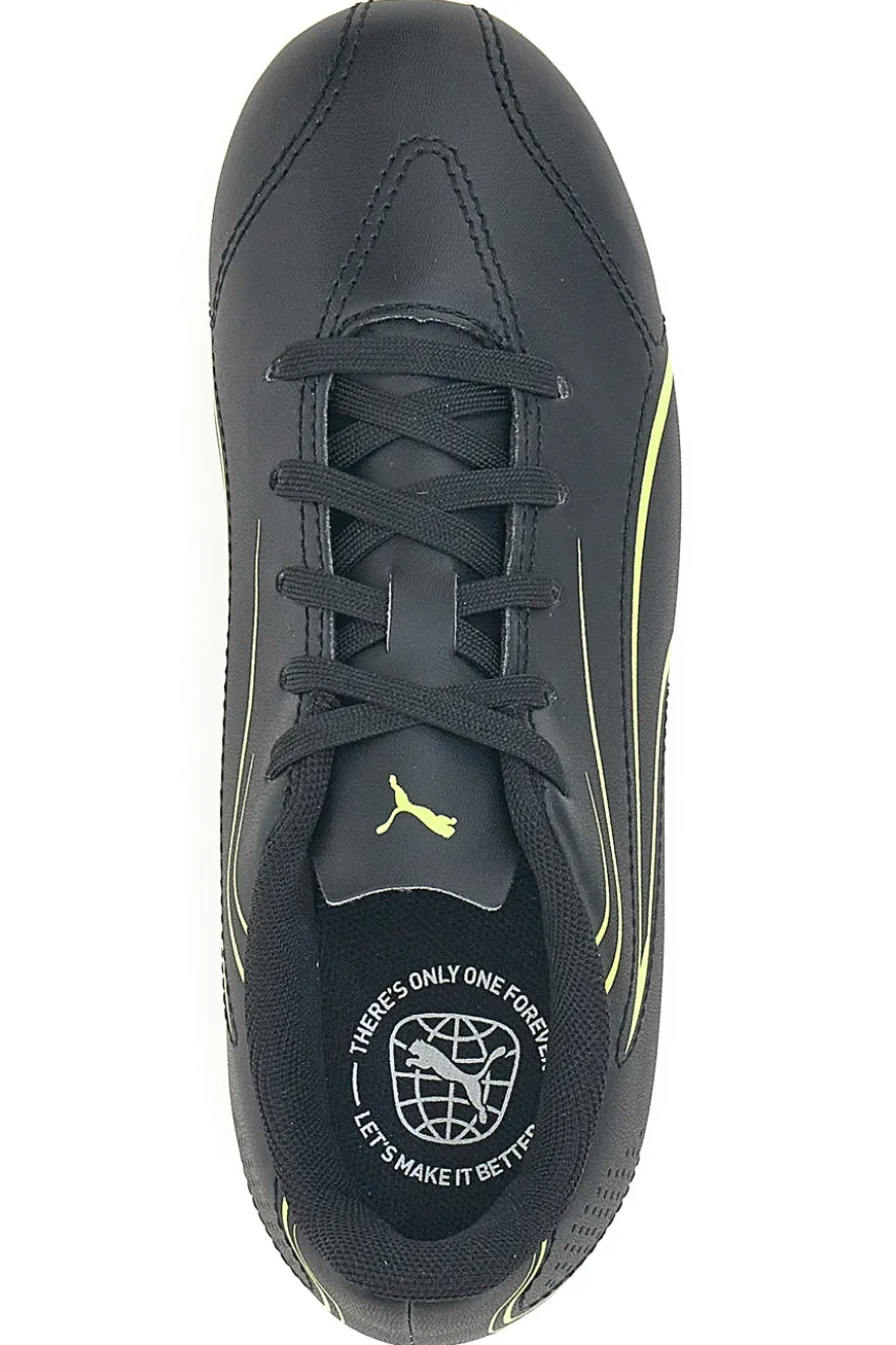 Scarpe da Calcio Nere Con Fregio Laterale Puma Vitoria Fg/Ag Jr
