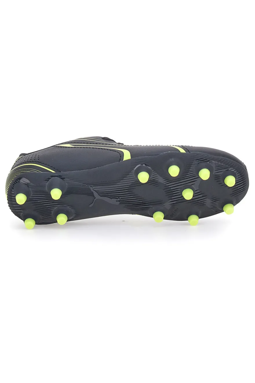 Scarpe da Calcio Nere Con Fregio Laterale Puma Vitoria Fg/Ag Jr