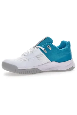 Scarpe da Padel Lotto Superrapida 600 Bianche e Azzure