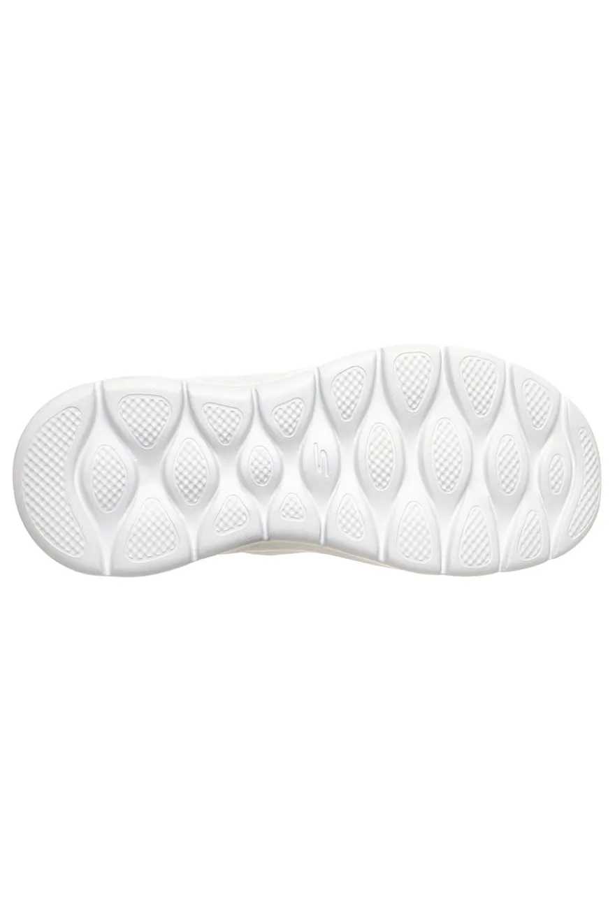 Scarpe slip ins bianco in mesh Skechers Go walk flex grand entry