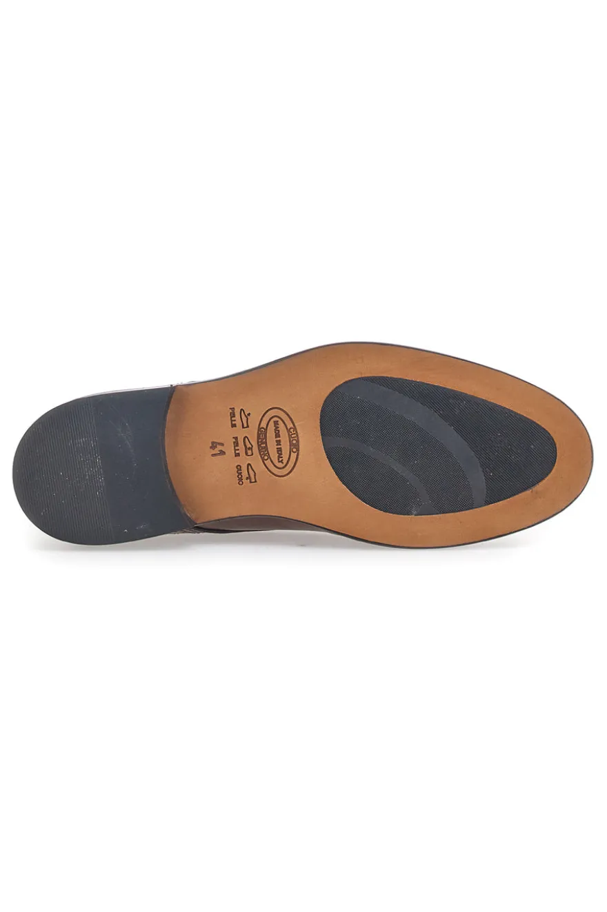 Scarpe Stringate Marroni In Vera Pelle da Uomo Pittarello 7715