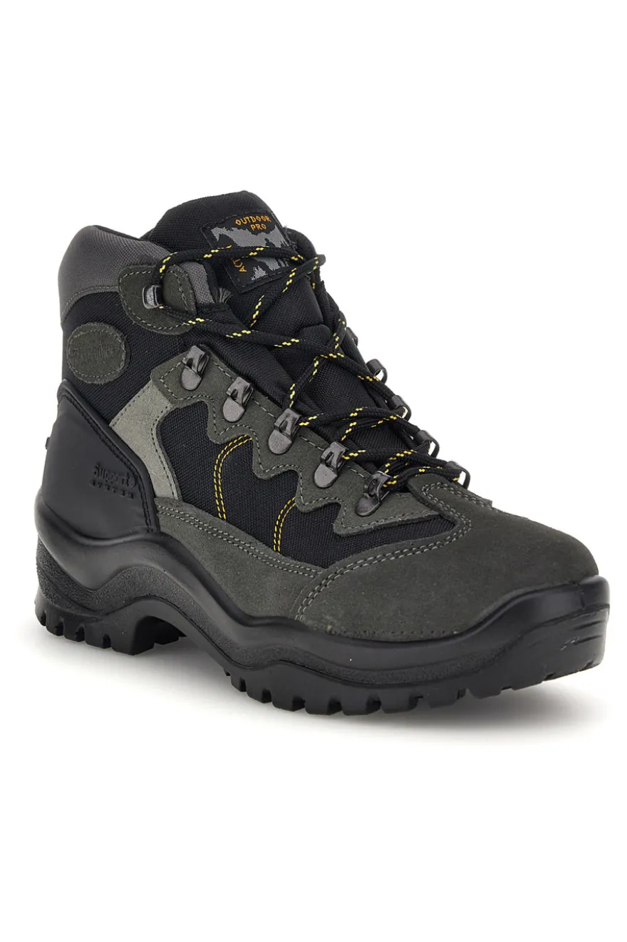 Scarponcini da trekking grigi e neri con support system Track down 10694S12