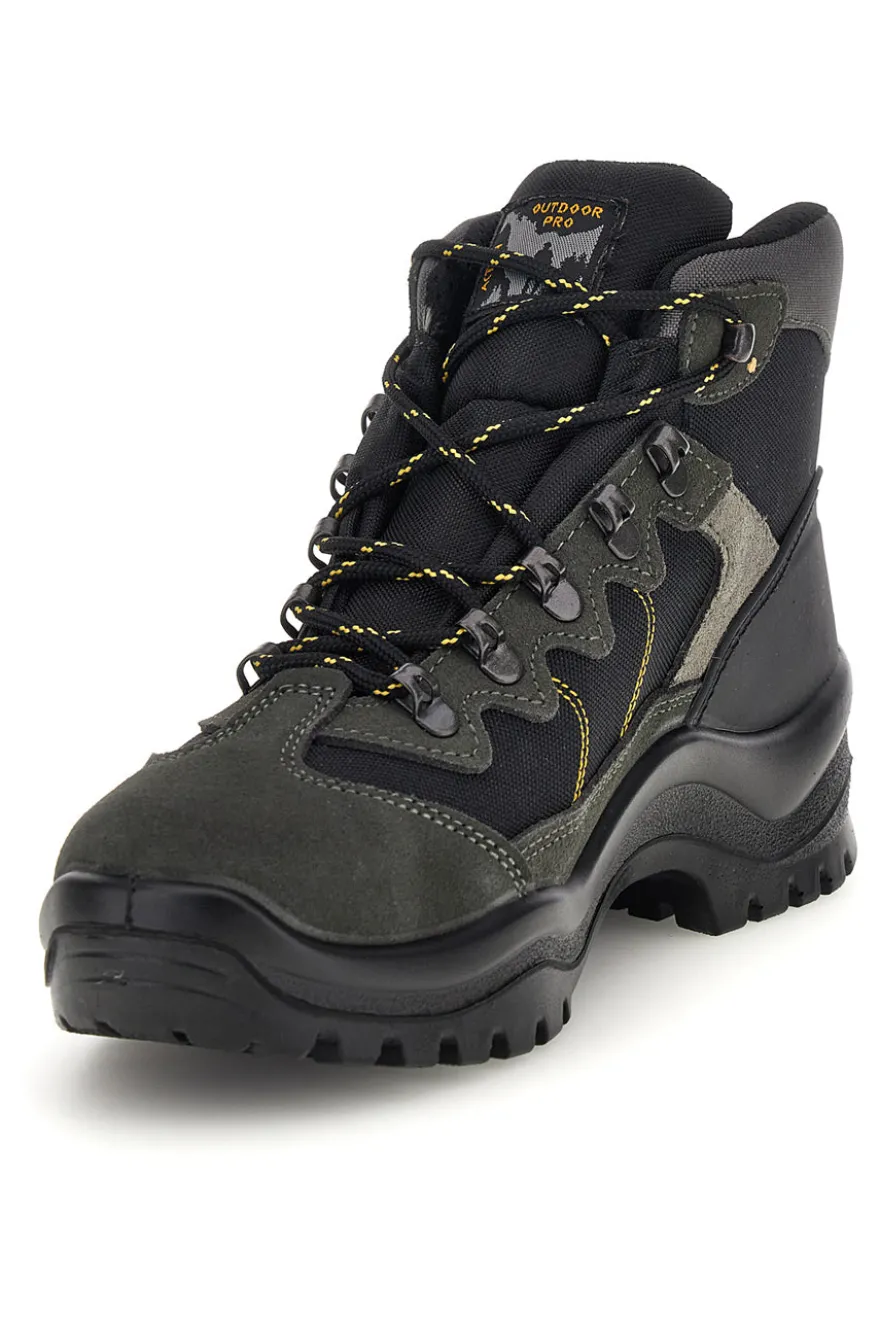 Scarponcini da trekking grigi e neri con support system Track down 10694S12