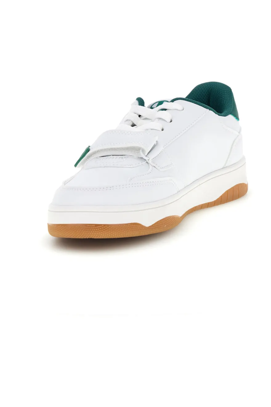 Sneakers bianche con dettagli verdi Champion Rs25 U Gs
