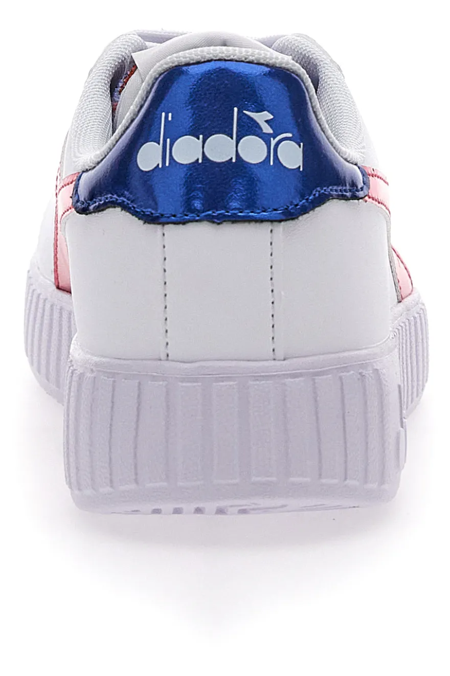 Sneakers Bianche con Lacci Diadora Step P Teatime