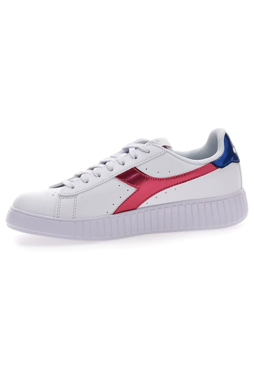 Sneakers Bianche con Lacci Diadora Step P Teatime
